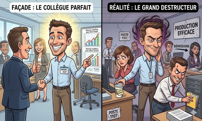 pervers narcissique au travail